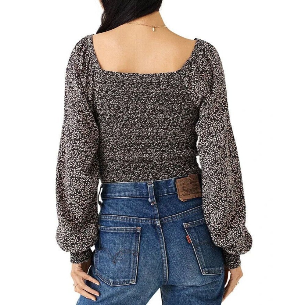 Faherty Black And White Blouse - image 2